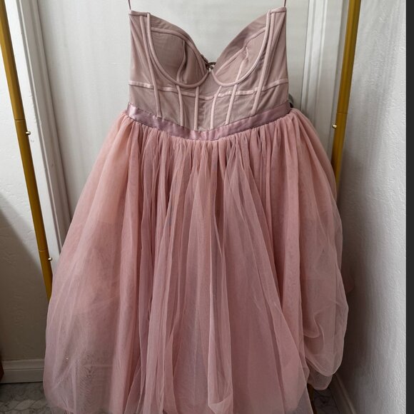 House of CB Darling French Rose Tulle Midi Dress (L+ reg cups) - Picture 3 of 8